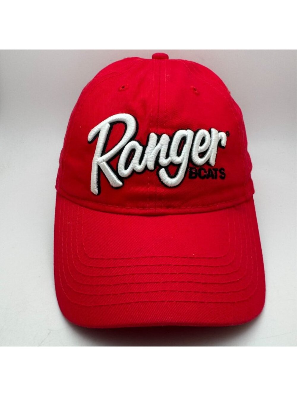 Ranger Boats Hat Cap Red White Black Embroidered Fishing Adjustable Strapback